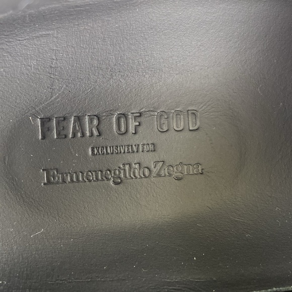 NIB Authentic Fear of God x Ermenegildo Zegna Grey Suede Sneaker Men's Size 11.5 - Picture 10 of 16